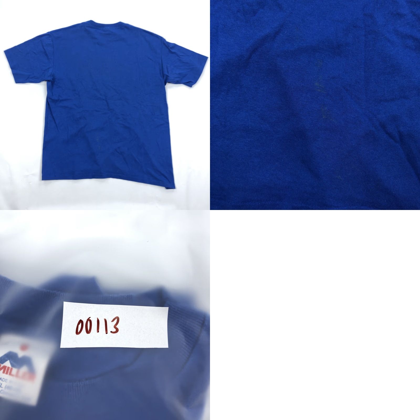 Vintage VINTAGE Miller Aged For Smoothness & Taste T-Shirt Men's XL Blue Graphic Tee 80s"} Size US XL / EU 56 / 4 - 8 Thumbnail