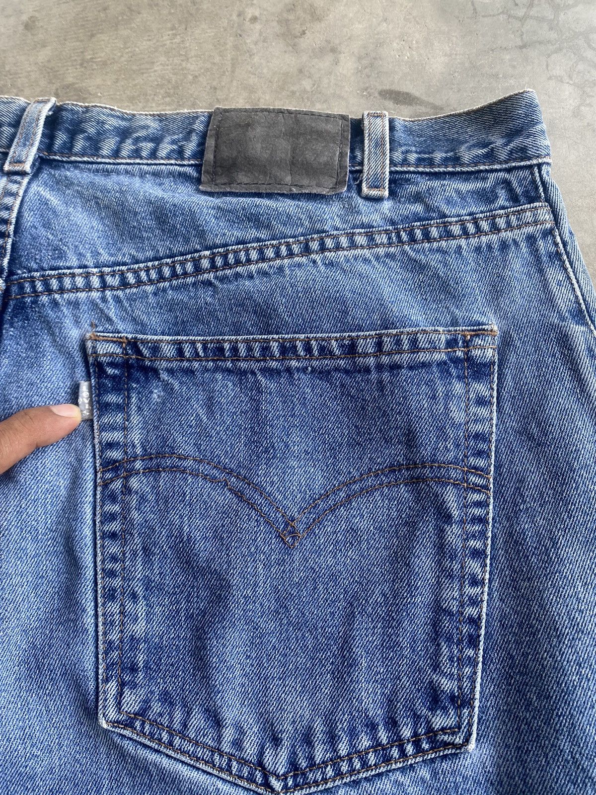 Levi's × Vintage Silver Tab Baggy Jeans Levis Vintage Denim Size US 38 / EU 54 - 4 Thumbnail