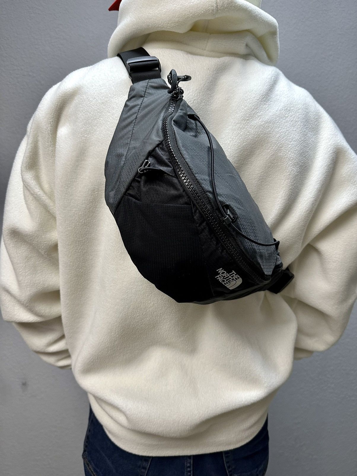 The North Face × Vintage The North Face Lumbnical Bag Black Sling Nylon Size ONE SIZE - 3 Thumbnail