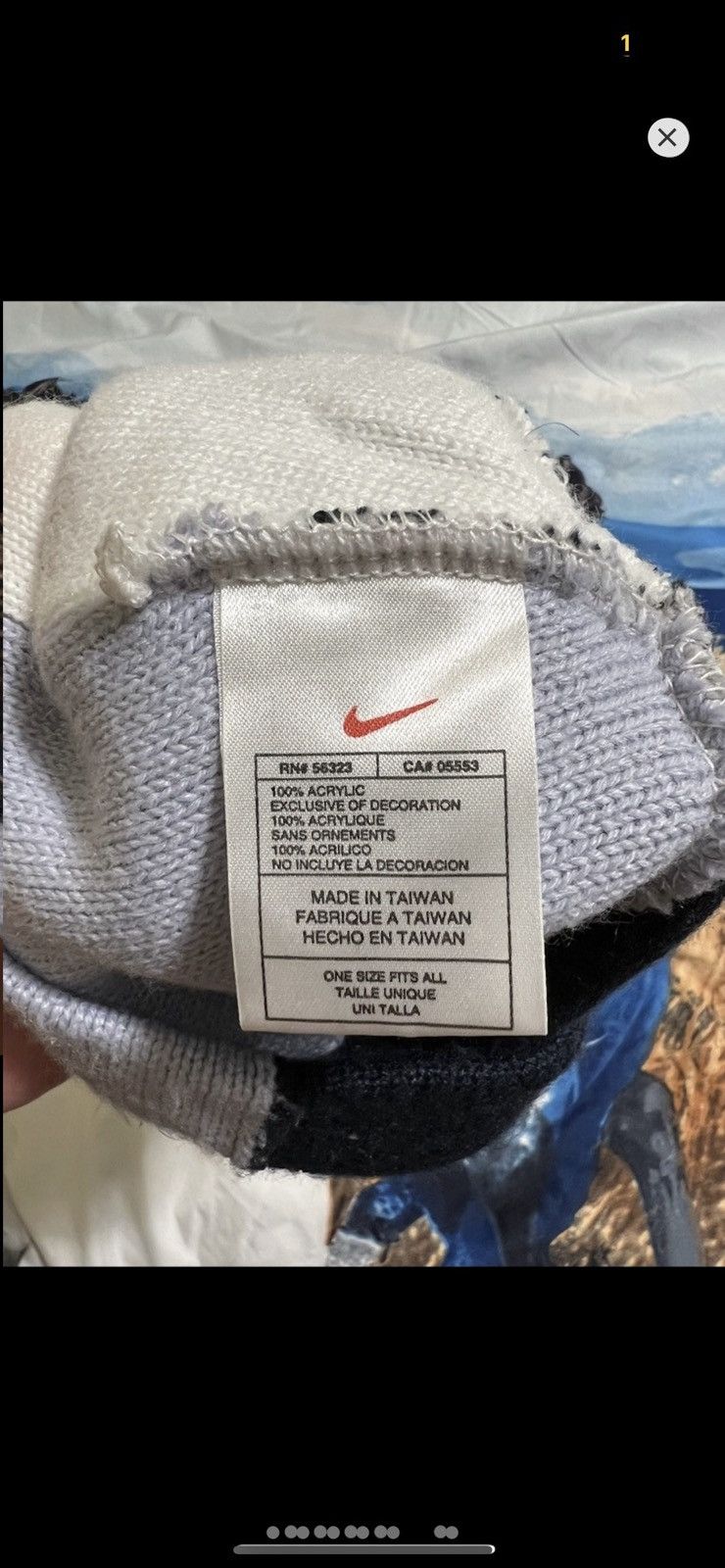 Nike × Vintage ***FINAL DROP***RARE 00s NIKE PATCHWORK TOQUE O/S Size ONE SIZE - 6 Thumbnail