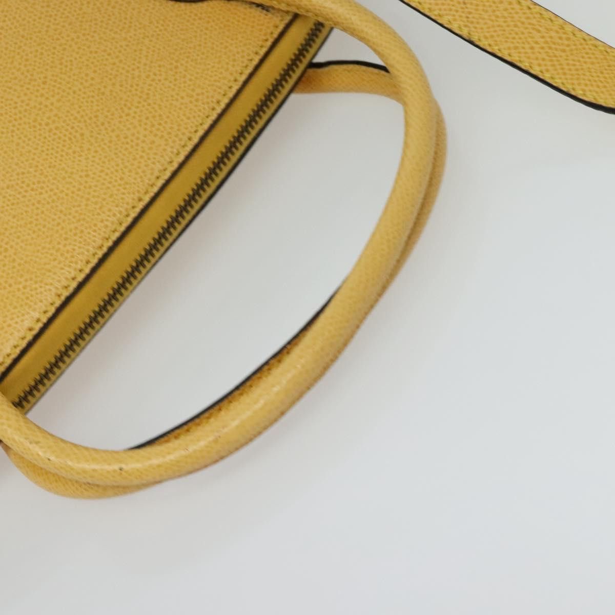 Celine CELINE Hand Bag Leather Yellow Gold Size ONE SIZE - 7 Thumbnail