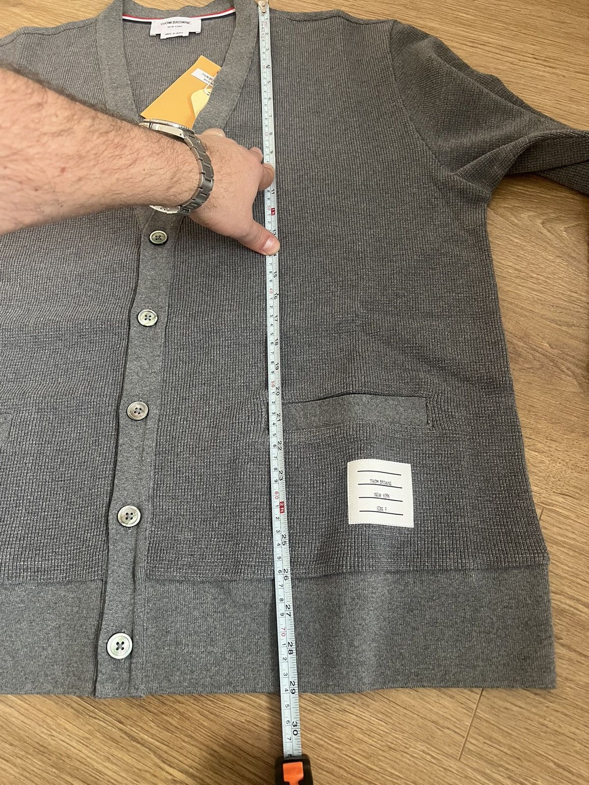 Thom Browne V Neck Cardigan - size 7 Size US XXL / EU 58 / 5 - 14 Thumbnail