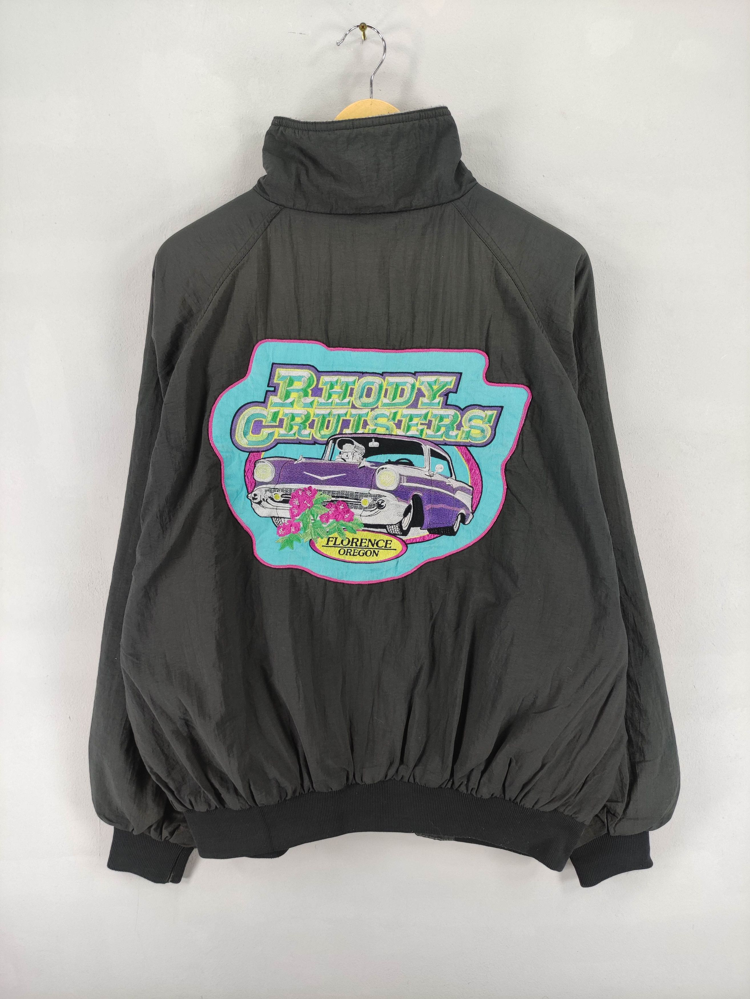 Japanese Brand Vintage 90s Rhody Cruisers Big Logo Jacket Zipper Size US XL / EU 56 / 4 - 1 Thumbnail