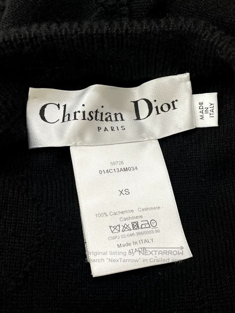 Dior Dior Black tassel cloak coat Size XS / US 0-2 / IT 36-38 - 6 Thumbnail