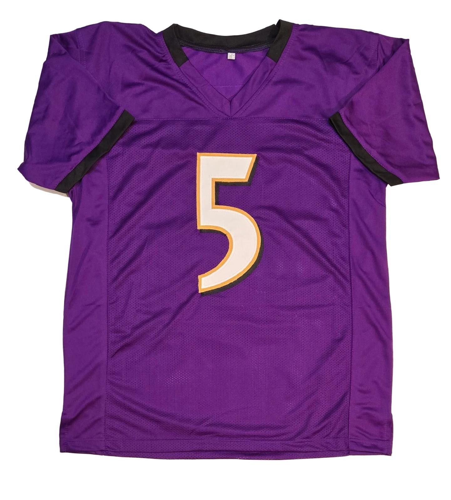Other Joe Flacco Baltimore Ravens signed football jersey COA (XL) Size ONE SIZE - 3 Thumbnail