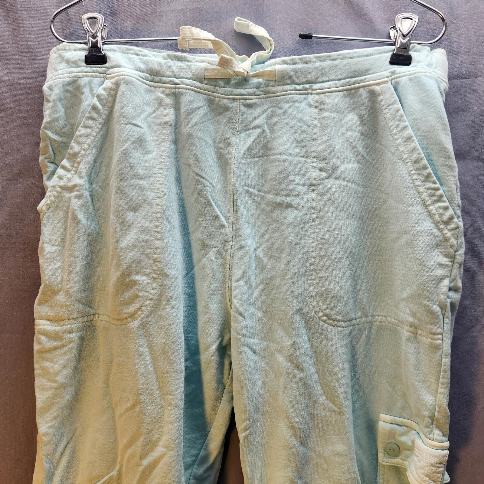 Eddie Bauer Eddie Bauer Womens Baby Blue Lounge Sweatpants Size Large Size 36" / US 14 / IT 50 - 2 Thumbnail