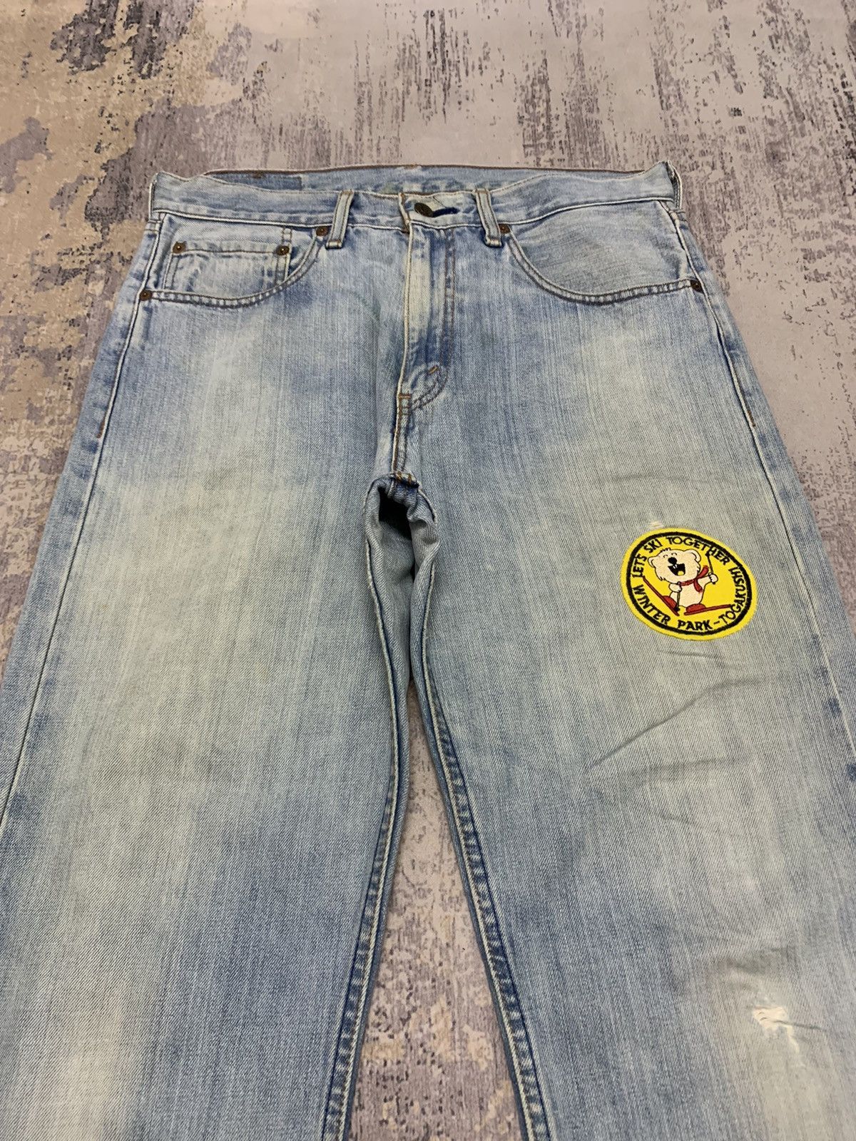 Levi's Vtg 90s Levi’s 512 Faded Distressed Losse Fit Jeans Size US 32 / EU 48 - 5 Thumbnail