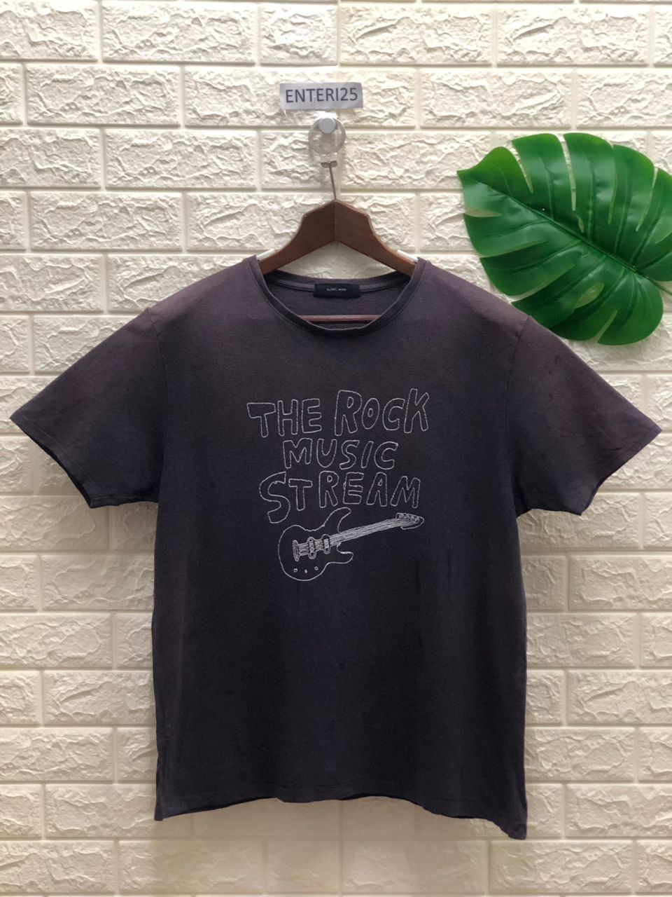 Vintage 🔥Vintage Global Work the rock music stream Tees Size US L / EU 52-54 / 3 - 1 Thumbnail