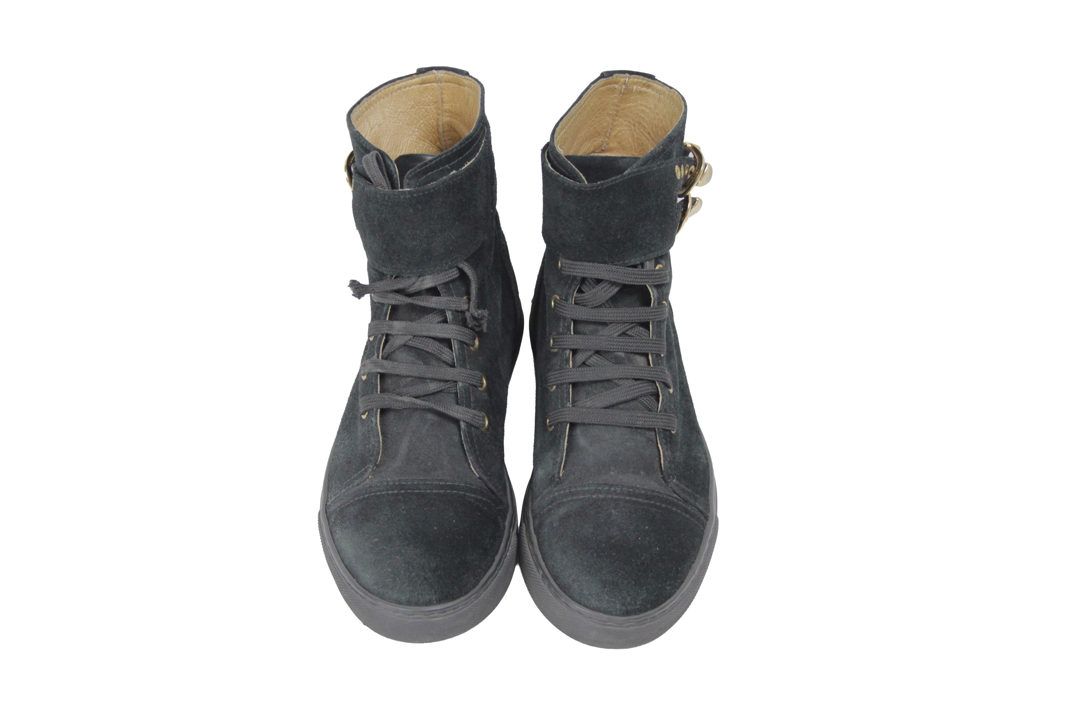 Stine Goya Belted Y2K Suede Hi-Top Size US 9 / IT 39 - 7 Thumbnail