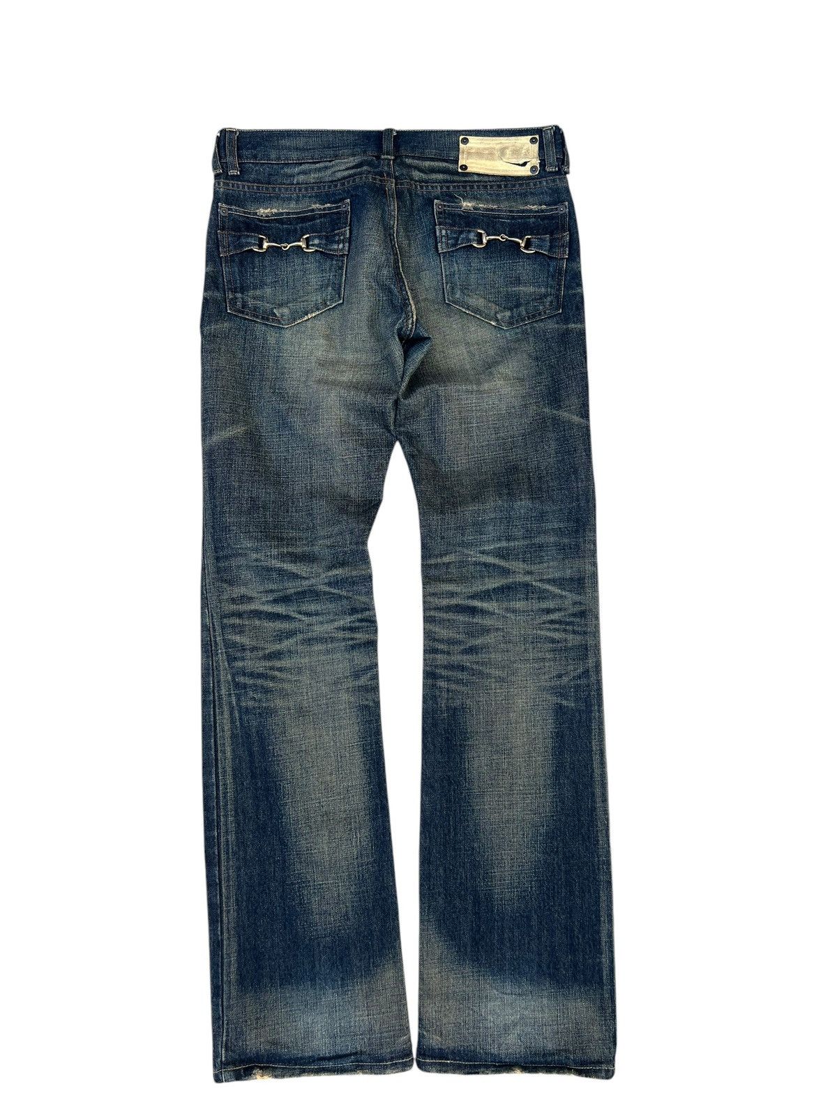 BUFFALO BOBS Vintage Buffalo Jeans Distressed Mud Denim Bootcut Jeans Size US 30 / EU 46 - 12 Thumbnail