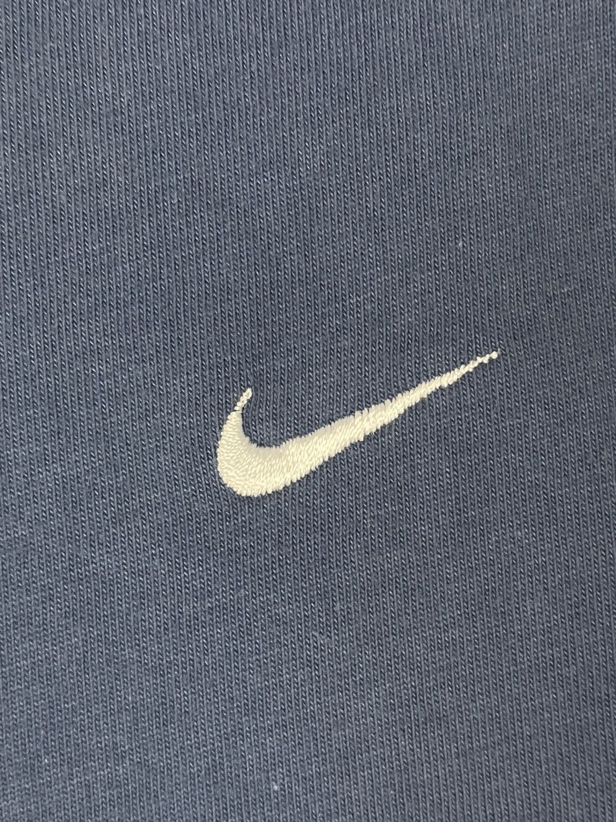 Nike × Vintage Vintage 00s Nike Swoosh Drill Tee Size US S / EU 44-46 / 1 - 6 Thumbnail