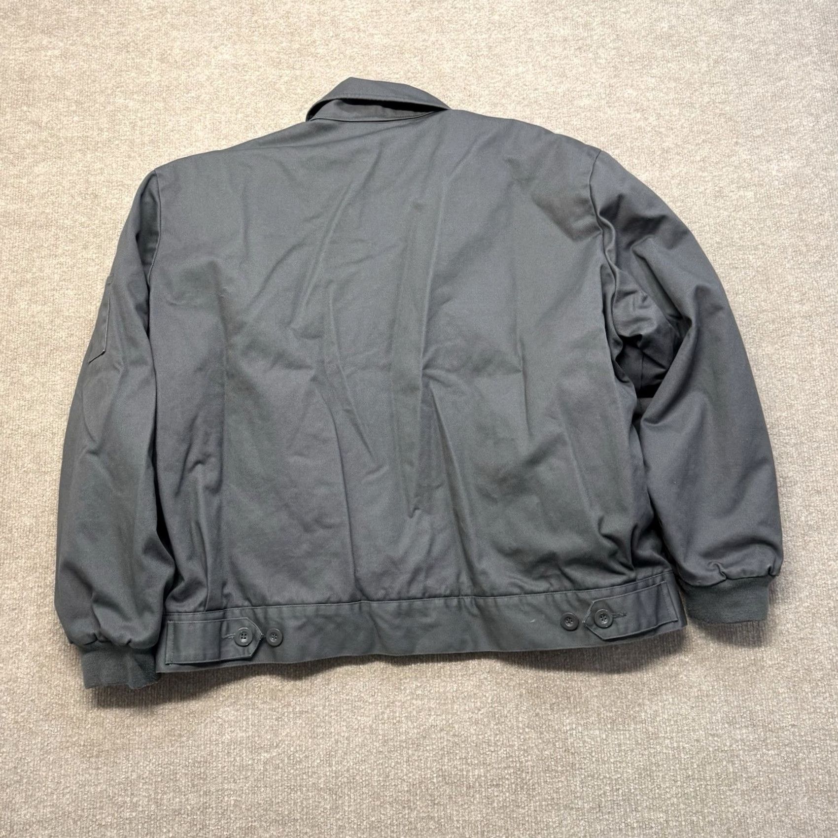 Hamilton VINTAGE Jeff Hamilton Workwear Jacket Mens 3XL 90s JH Design Canvas Coat Grey Size US XXL / EU 58 / 5 - 6 Thumbnail