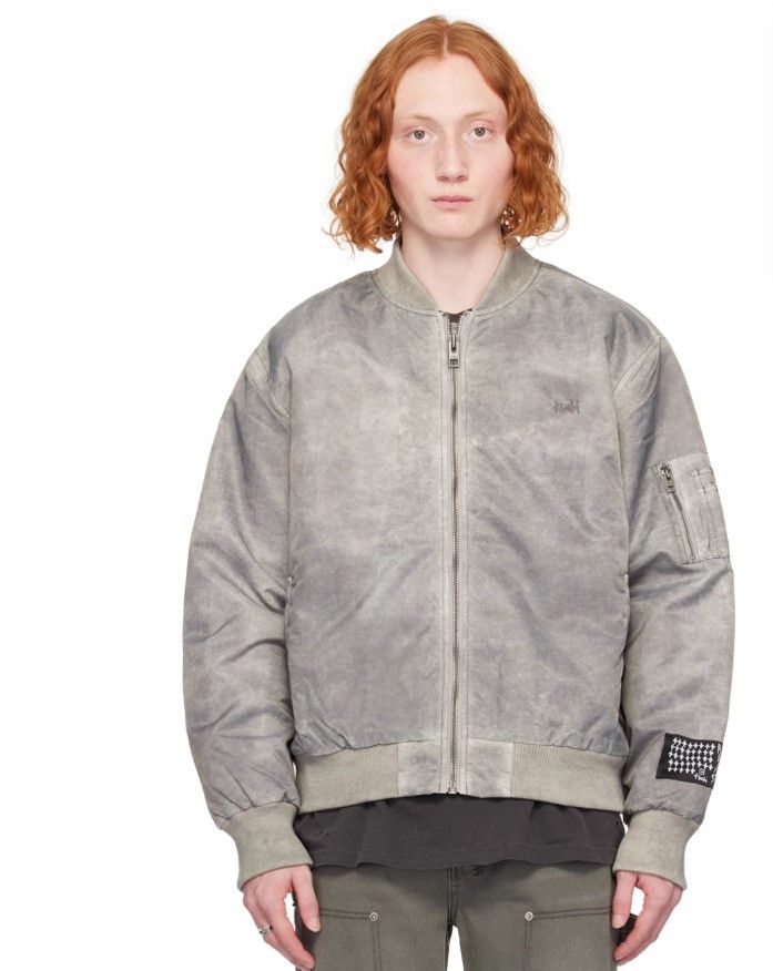 Ksubi KSUBI royalty bomber overdye coal Size US M / EU 48-50 / 2 - 1 Thumbnail