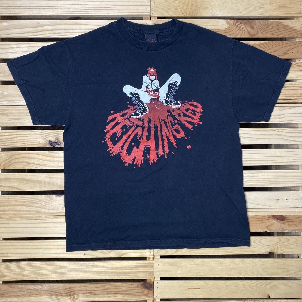 Other Vintage Retching Red Black Band Tee Size Large Size US L / EU 52-54 / 3 - 1 Thumbnail