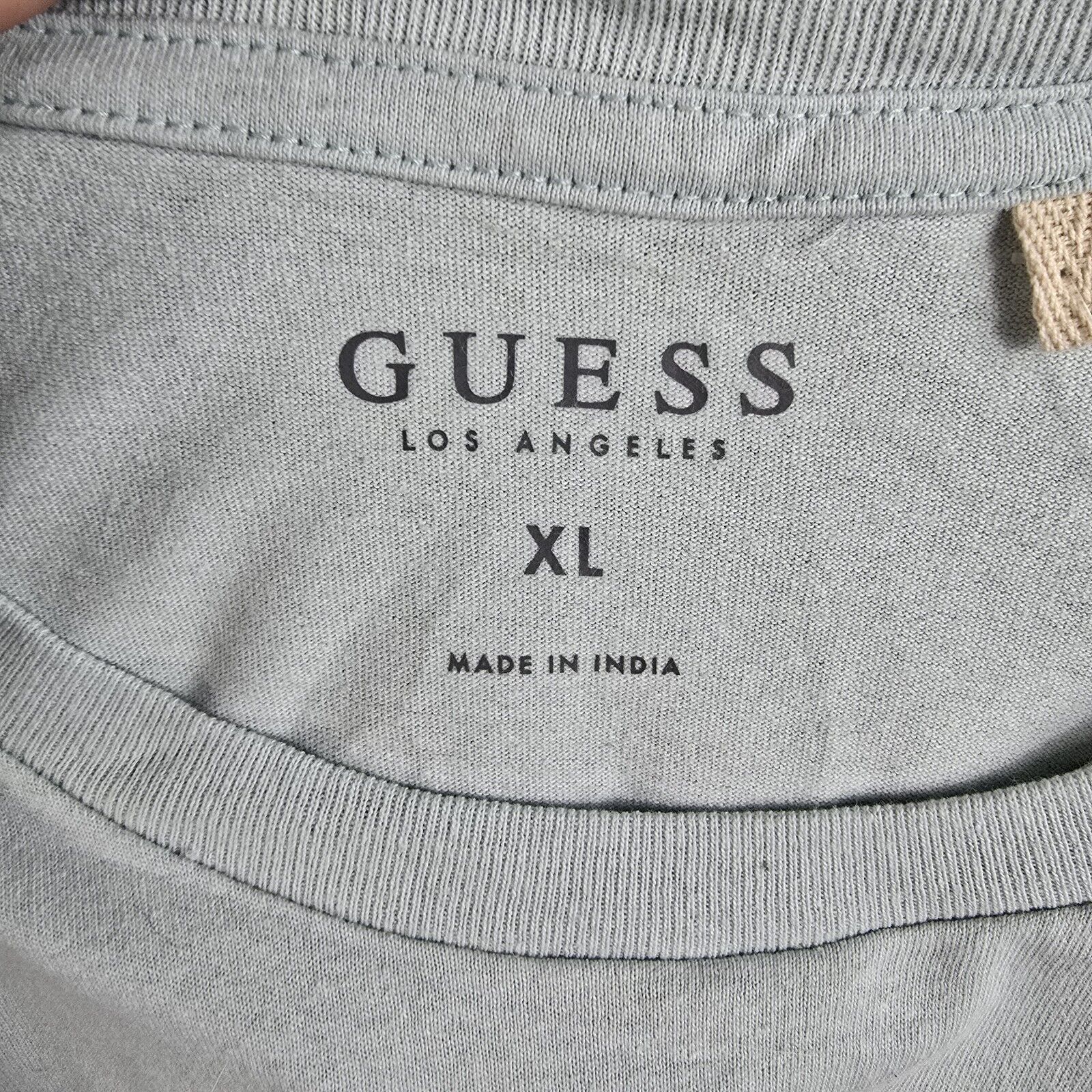 Guess GUESS California Design Shirt Adult XL Blue Short Sleeve Size US XL / EU 56 / 4 - 8 Thumbnail