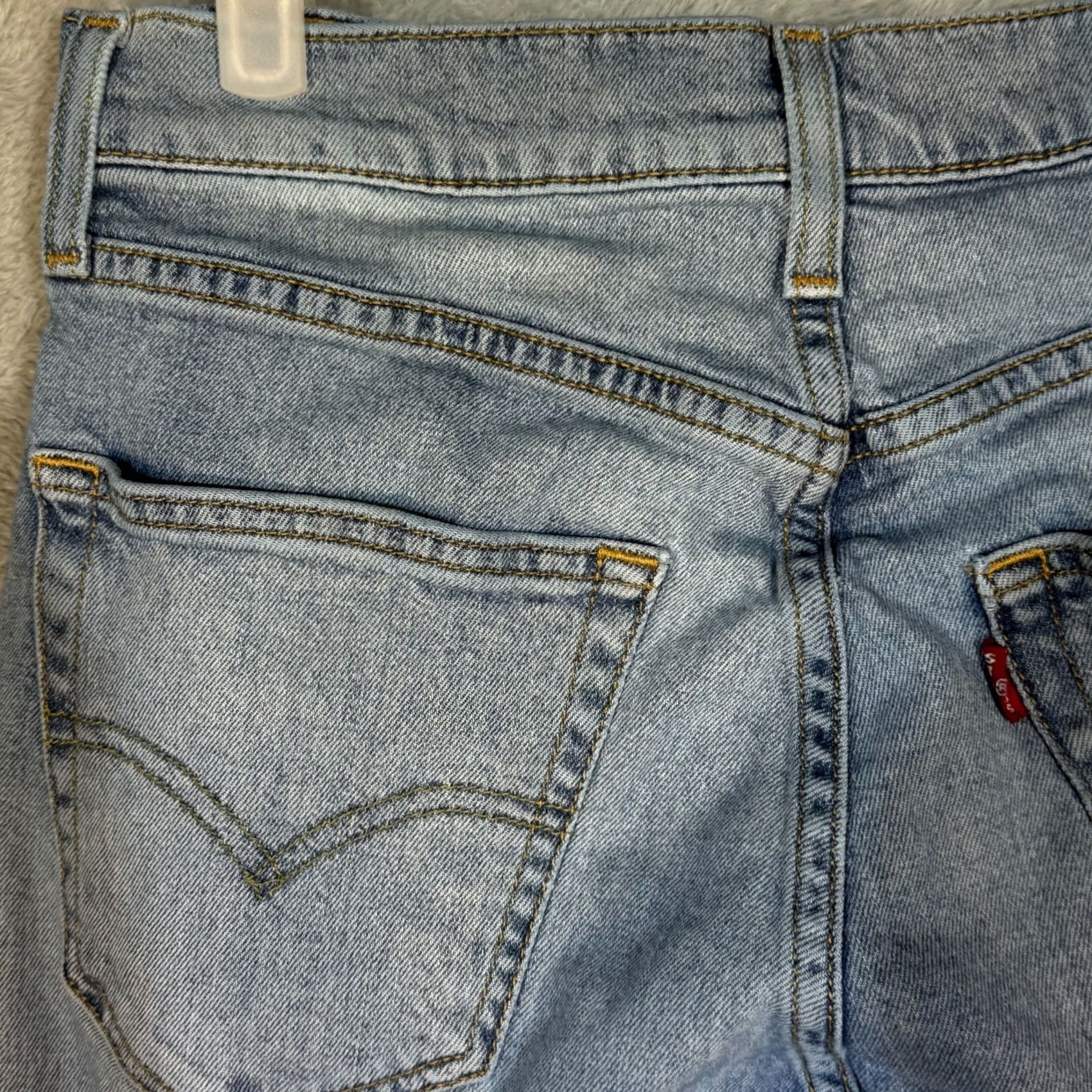 Levi's Levi’s 502 Jeans Men’s 29 x 30 Blue Stretch Denim Mid Rise Straight Levis 502 Jeans Blue Mens Straight Jeans 29x30 Size US 29 - 6 Thumbnail