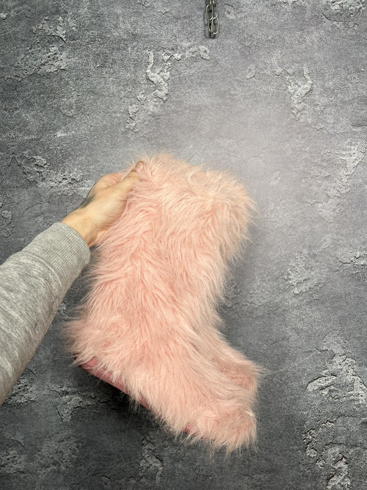 Hysteric Glamour Vintage Y2k Yeti Fur Boots Rick Owens Style Size US 5 / IT 35 - 1 Thumbnail