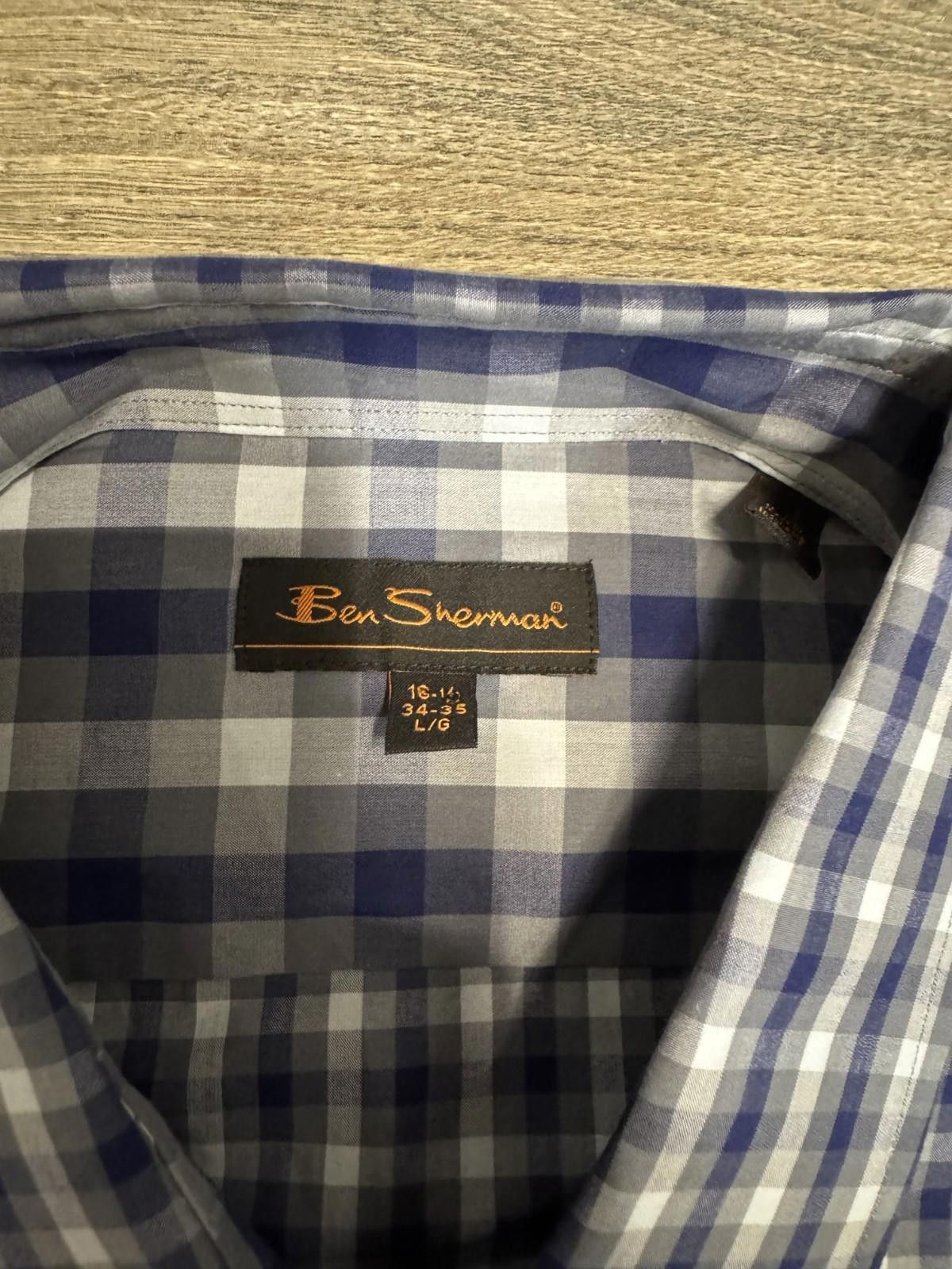 Ben Sherman Men's Ben Sherman Long Sleeve Button up Shirt size L new Size US L / EU 52-54 / 3 - 4 Thumbnail