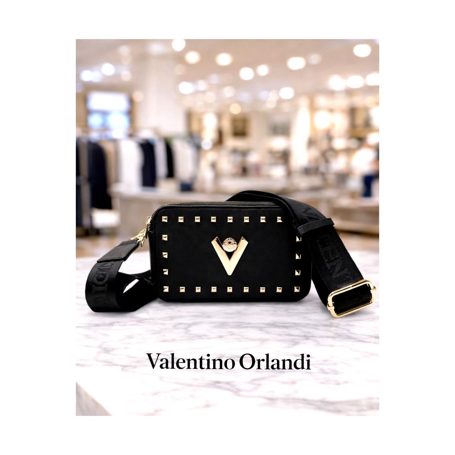 Other Valentino Orlandi Camera Bag Crossbody Adjustable Black Size ONE SIZE - 1 Thumbnail
