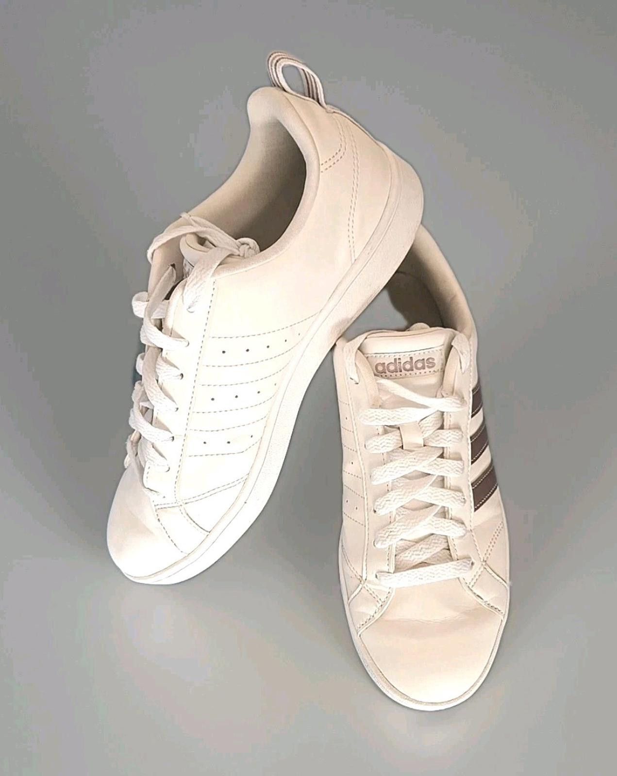 Adidas Adidas Women's 8 Grand Court White/Metallic Shoes Sneakers Size US 8 / IT 38 - 8 Thumbnail