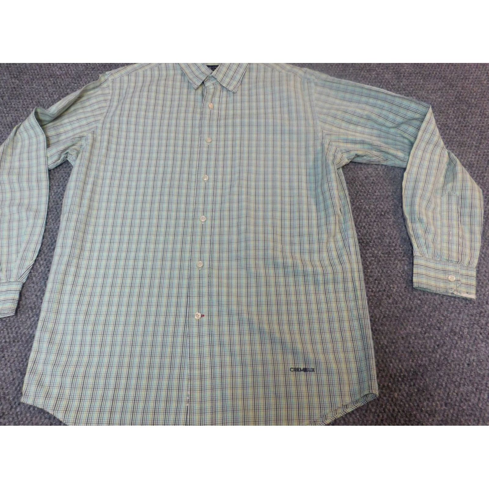 Cremieux Daniel Cremieux Mens shirt Medium Green Plaid button down Regular Sleeve Long Sleeve Collar Shirt Mens boys? Size US M / EU 48-50 / 2 - 2 Thumbnail