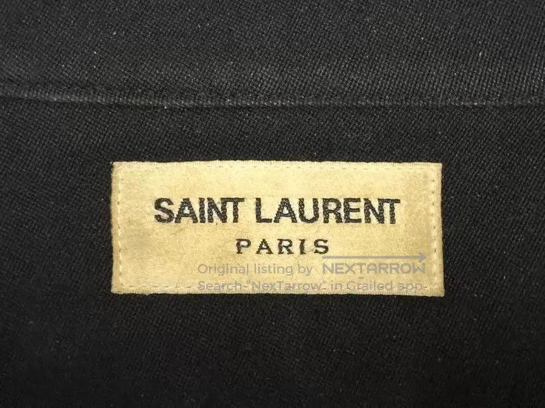Saint Laurent Paris Saint Laurent Paris Bullet Shirt i Size XS / US 0-2 / IT 36-38 - 7 Thumbnail