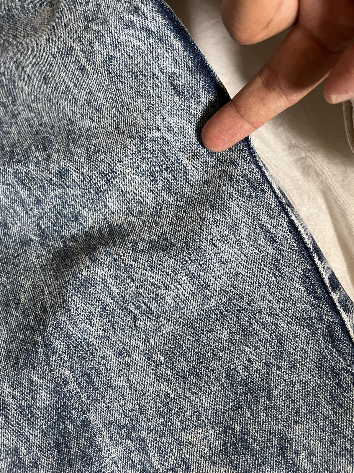 Levi's 80s Levis Big E Acid Wash Hidden Rivet Size US 32 / EU 48 - 18 Thumbnail