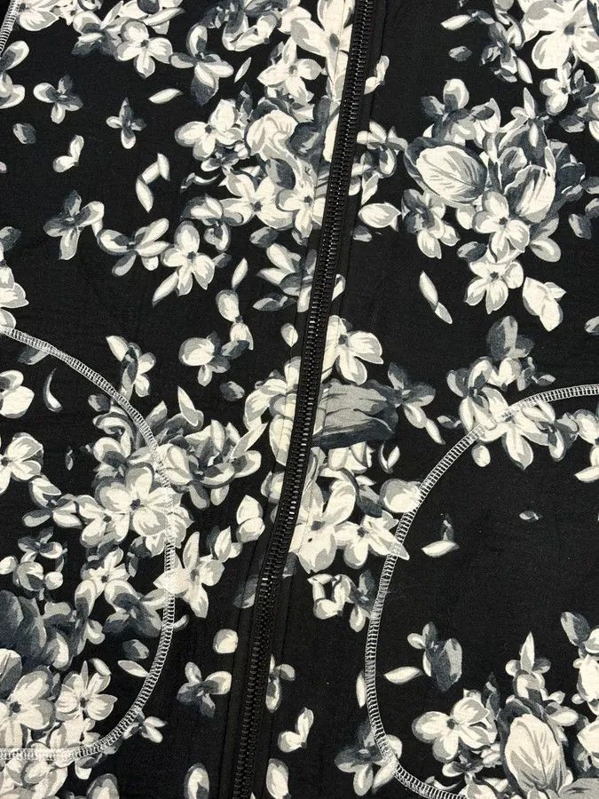 Givenchy SS2018 Givenchy Sample Black Floral Track Jacket Size US M / EU 48-50 / 2 - 9 Thumbnail