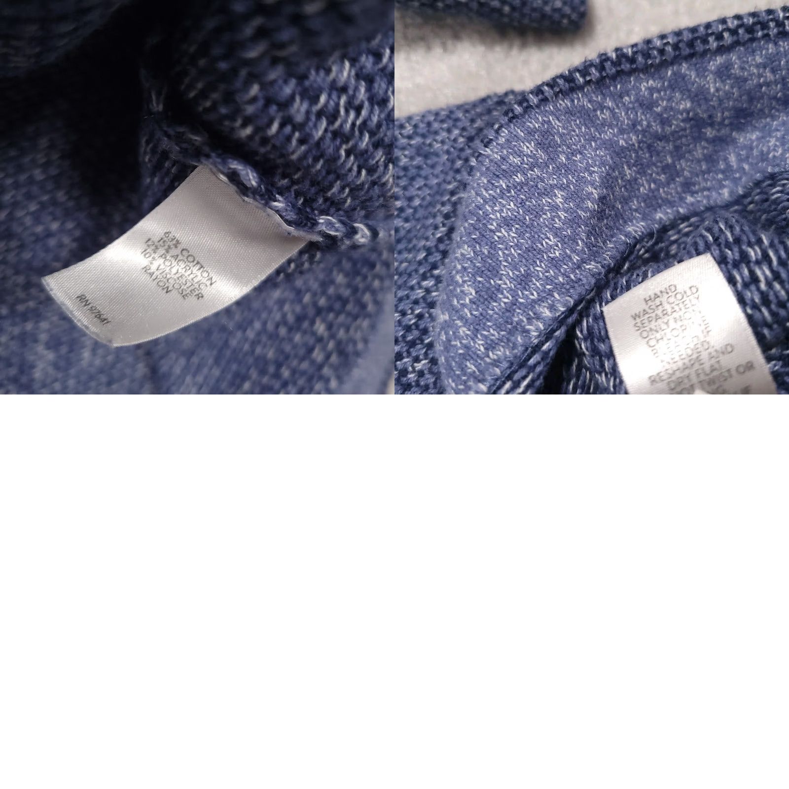 J. Jill Pure Jill J. Jill High Neck Sweater Womens Small Blue Knit Athletic 1/2 Sleeve Size S / US 4 / IT 40 - 9 Thumbnail