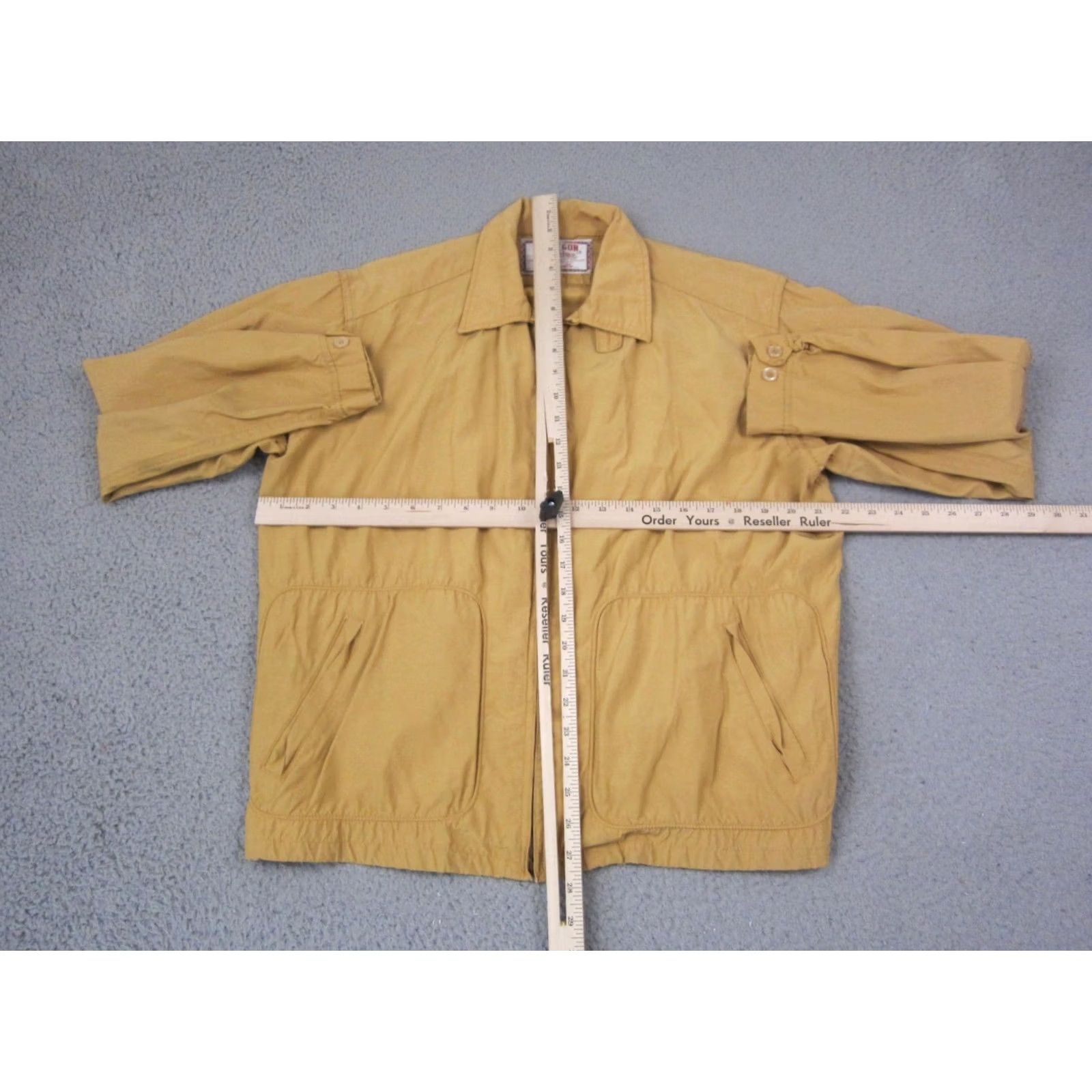 McGregor Vintage McGregor Bomber Jacket Mens 44 Yellow Drizzler Cravenette 50s 60s Size US S / EU 44-46 / 1 - 7 Thumbnail