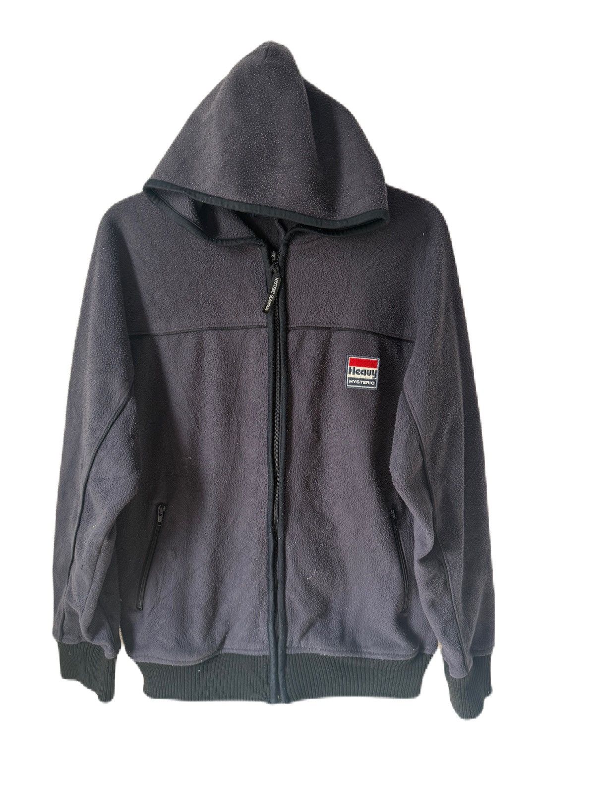 Hysteric Glamour × Skoloct HYSTERIC GLAMOUR HEAVY ZIPPER JACKET WITH HOODIES FLEECE Size US M / EU 48-50 / 2 - 1 Thumbnail