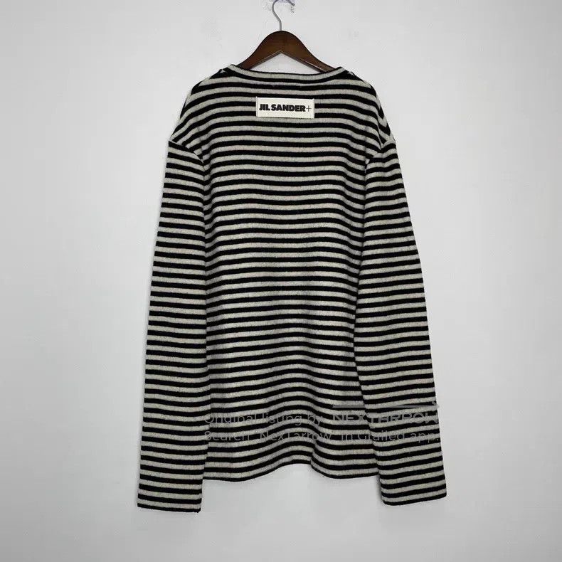 Jil Sander Jil Sander Striped sheep sweater Size S / US 4 / IT 40 - 2 Thumbnail