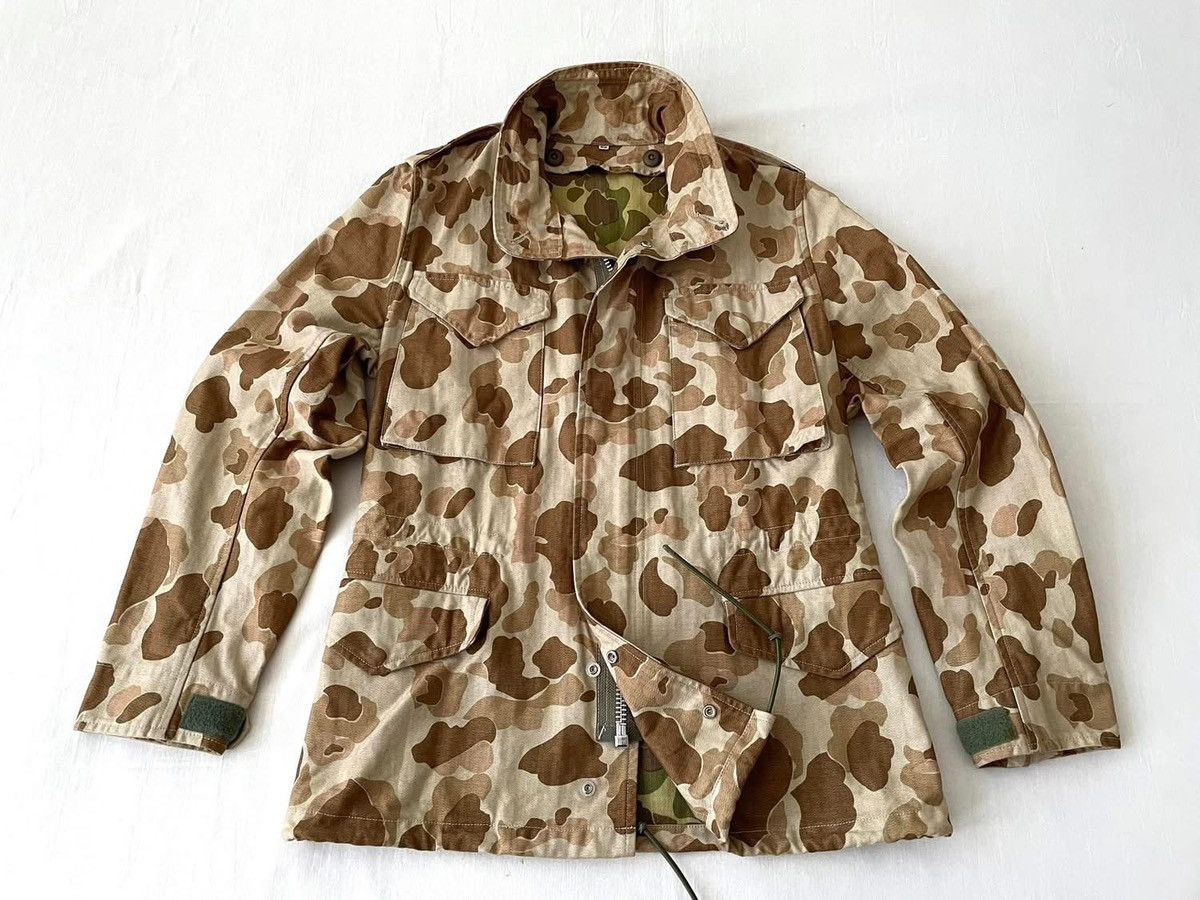 Toyo Enterprises USMC Frogskin Camo HBT Reversible M65 Jacket Japan Repro Size US S / EU 44-46 / 1 - 4 Thumbnail