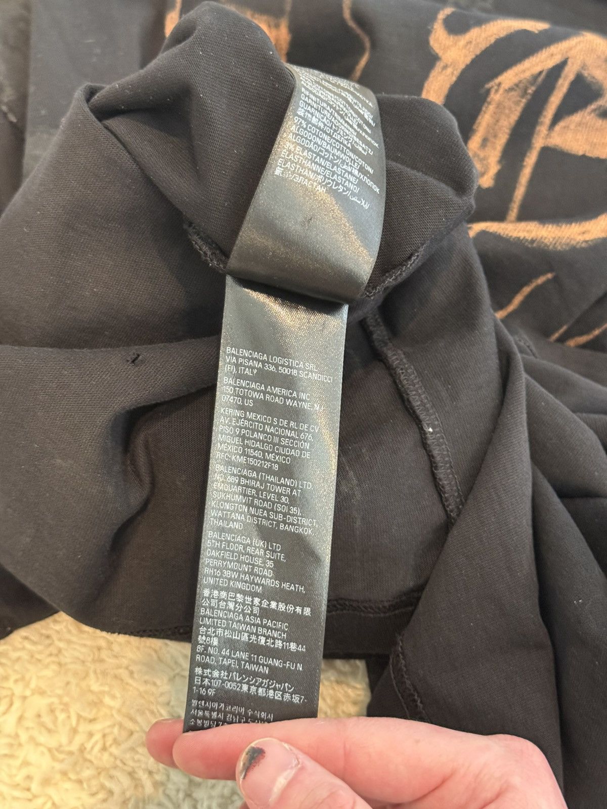 Balenciaga Balenciaga OVERSIZED Heavy Metal Tshirt Size US XXS / EU 40 - 14 Thumbnail