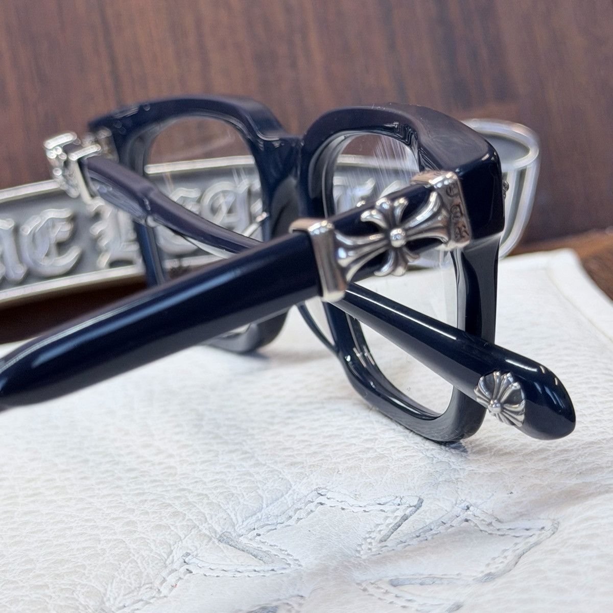 Chrome Hearts Chrome Hearts COX UCKER Glasses Size ONE SIZE - 8 Thumbnail