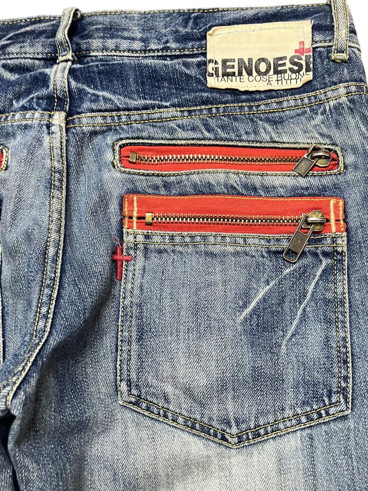 KOJIMA GENES Vintage Genoese Avant Garde Seditionaries Denim Size US 33 - 9 Thumbnail