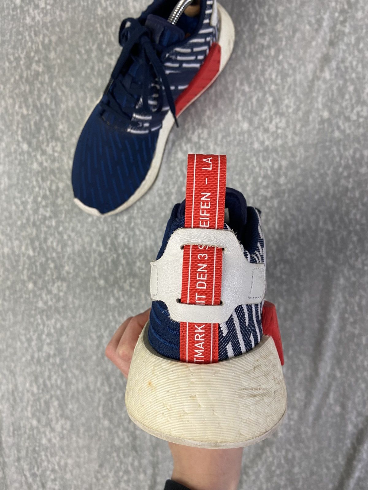 Adidas Adidas NMD R2 PK Collegiate Sneakers Size US 9.5 / EU 42-43 - 4 Thumbnail