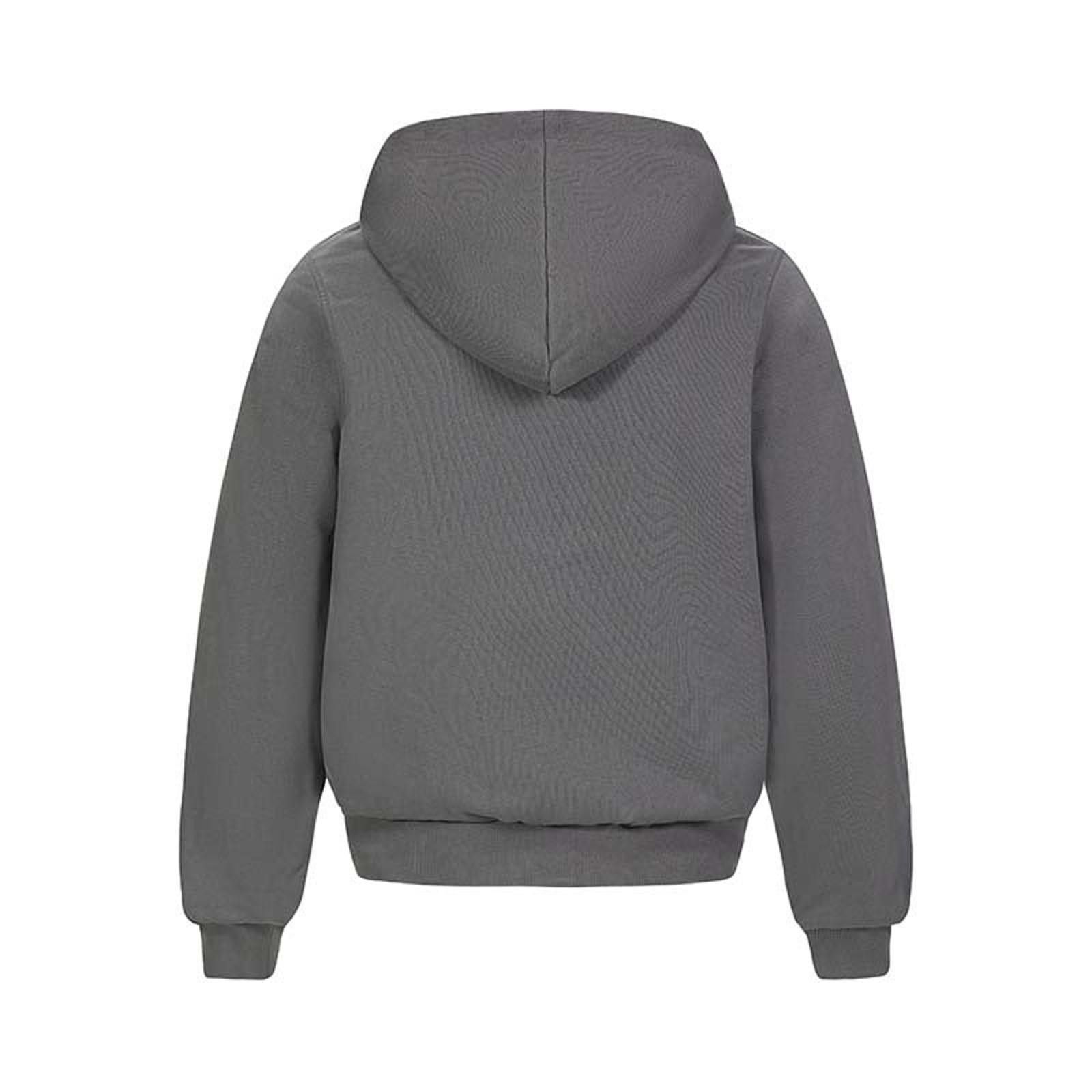 Japanese Brand Gray Graphic Zip-Up Hoodie, Casual Men's Hoodie Size US M / EU 48-50 / 2 - 2 Thumbnail
