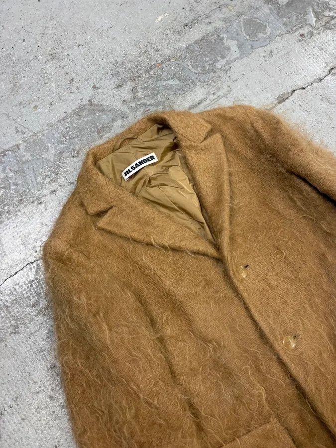 Jil Sander Jil Sander Beige Mohair Classy Long Coat Size XS / US 0-2 / IT 36-38 - 5 Thumbnail
