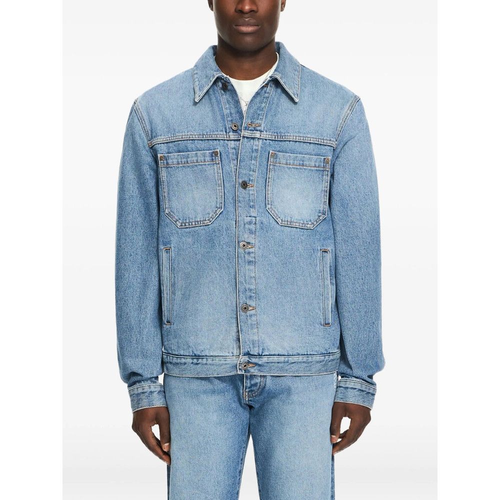 Off-White Off-white BLUE Jackets - Denim Jackets Size US XL / EU 56 / 4 - 1 Thumbnail