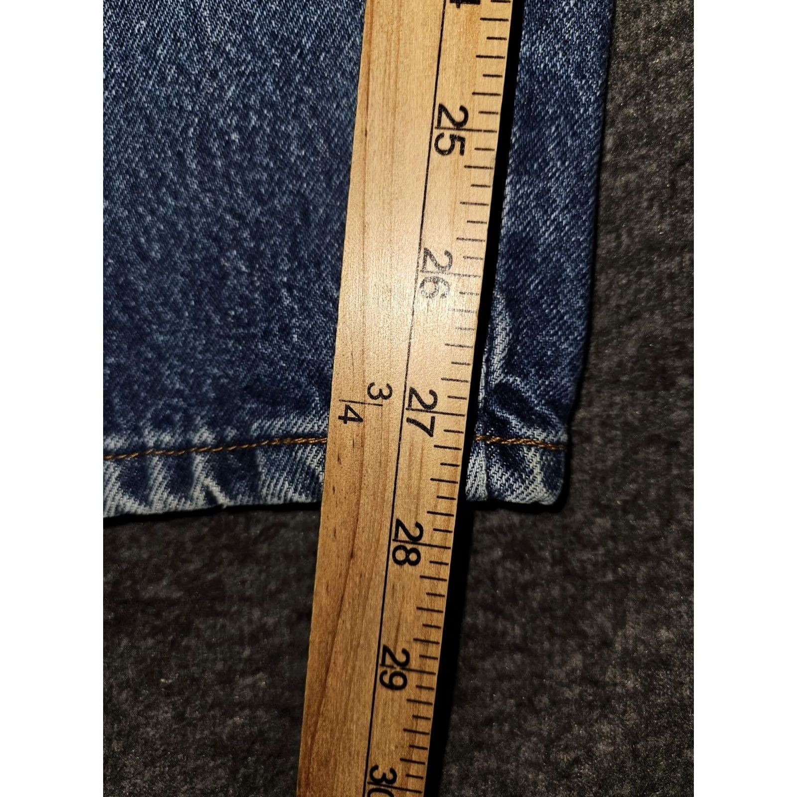 Vintage VINTAGE Chic Jeans Womens 8 Blue Medium Wash High Rise Mom Tapered Relaxed 90s Womens Jeans Size 30" / US 8 / IT 44 - 4 Thumbnail