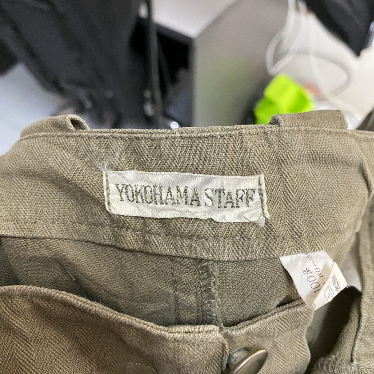 Japanese Brand DL Yokohama Staff Green Cargo Pants #C893 Size US 30 / EU 46 - 14 Thumbnail
