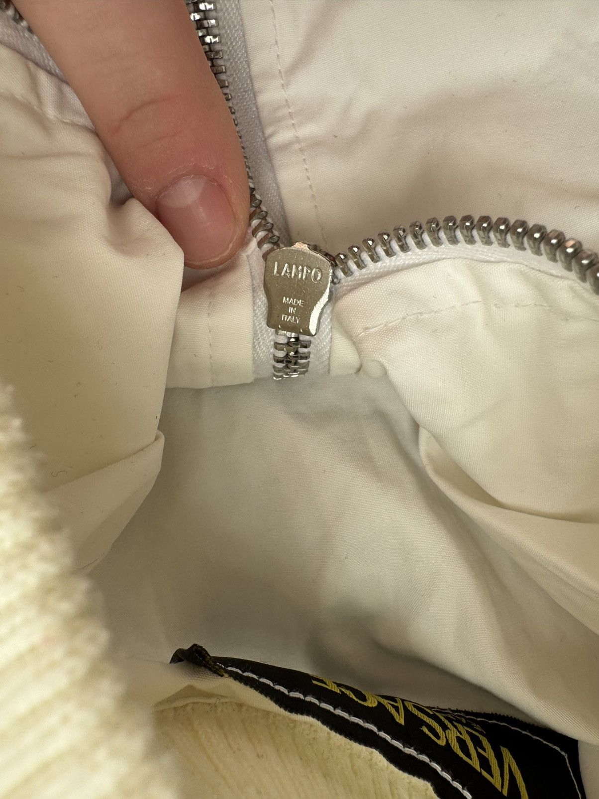 Versace Jeans Couture Versace Jeans Couture women's XS lightweight white avantgarde bomber jacket Size XS / US 0-2 / IT 36-38 - 5 Thumbnail