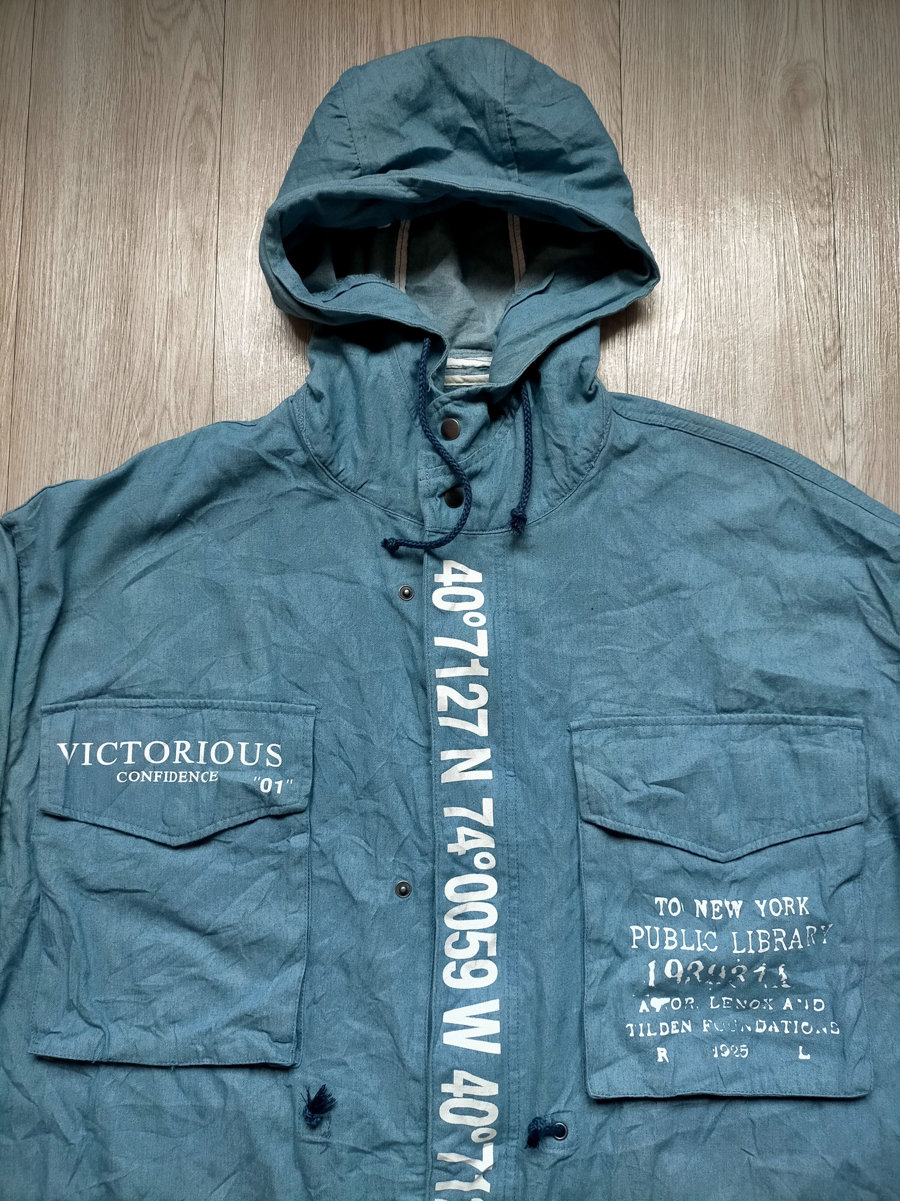 If Six Was Nine 🔥Rare🔥Vtg 90s Jungle storm Rap Patches Parkas Hoodie Size US XXL / EU 58 / 5 - 6 Thumbnail