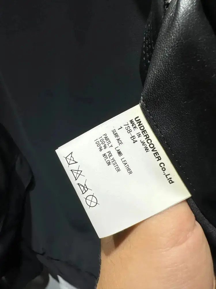 Undercover Sz 1 Undercover 07SS purple lambskin leather jacket Size US S / EU 44-46 / 1 - 8 Thumbnail