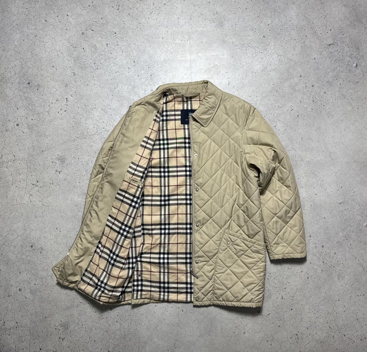 Burberry Burberry London Women’s Quilted Jacket Cream Check Luxury Size XS / US 0-2 / IT 36-38 - 7 Thumbnail