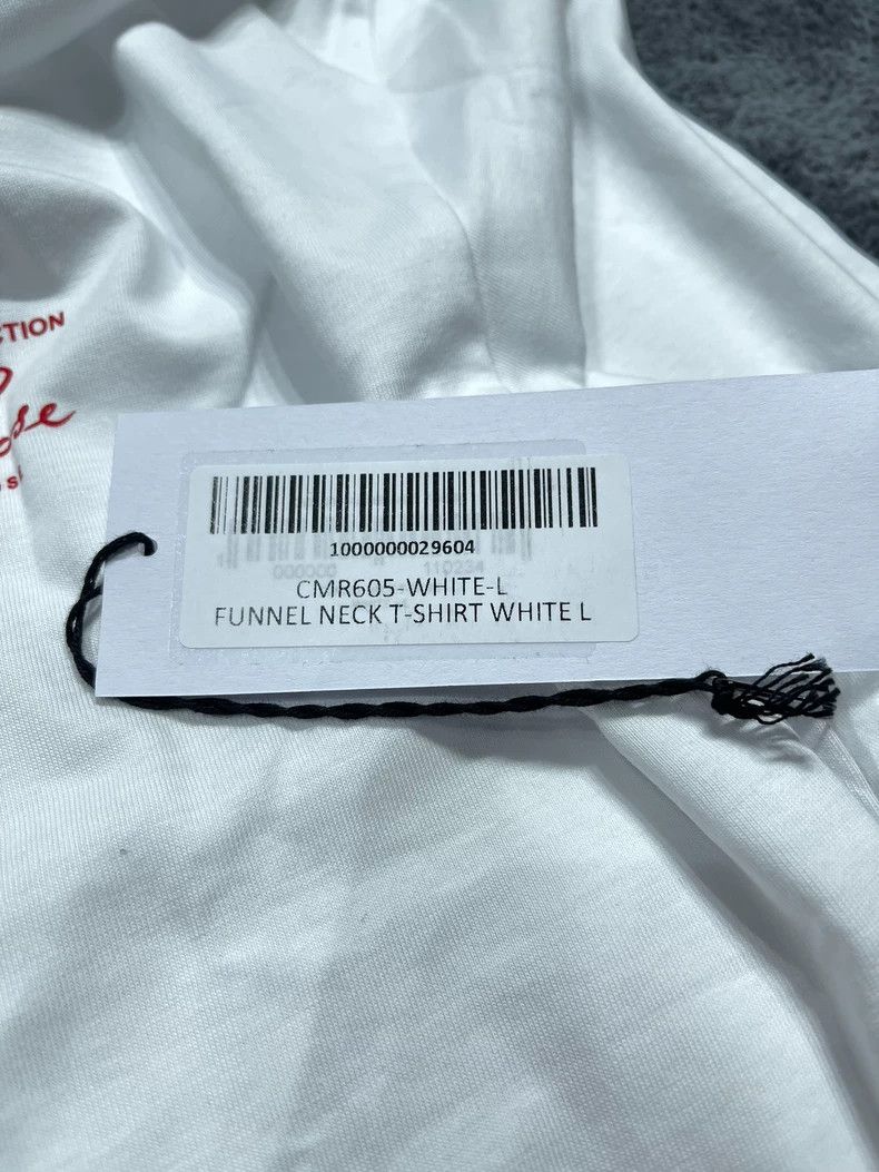 Martine Rose Martine Rose White long sleeved semi high neck T-shirt Size M / US 6-8 / IT 42-44 - 6 Thumbnail