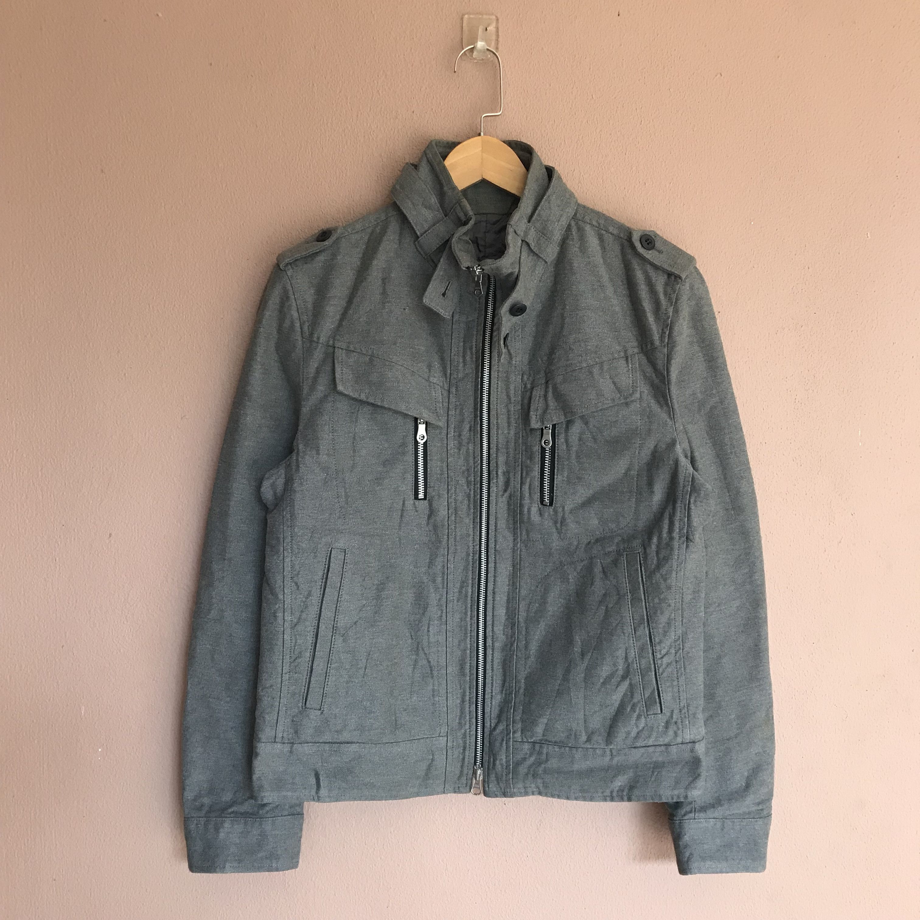 Melrose Men Melrose jerkin waxed cotton jacket zip up Size US M / EU 48-50 / 2 - 1 Thumbnail