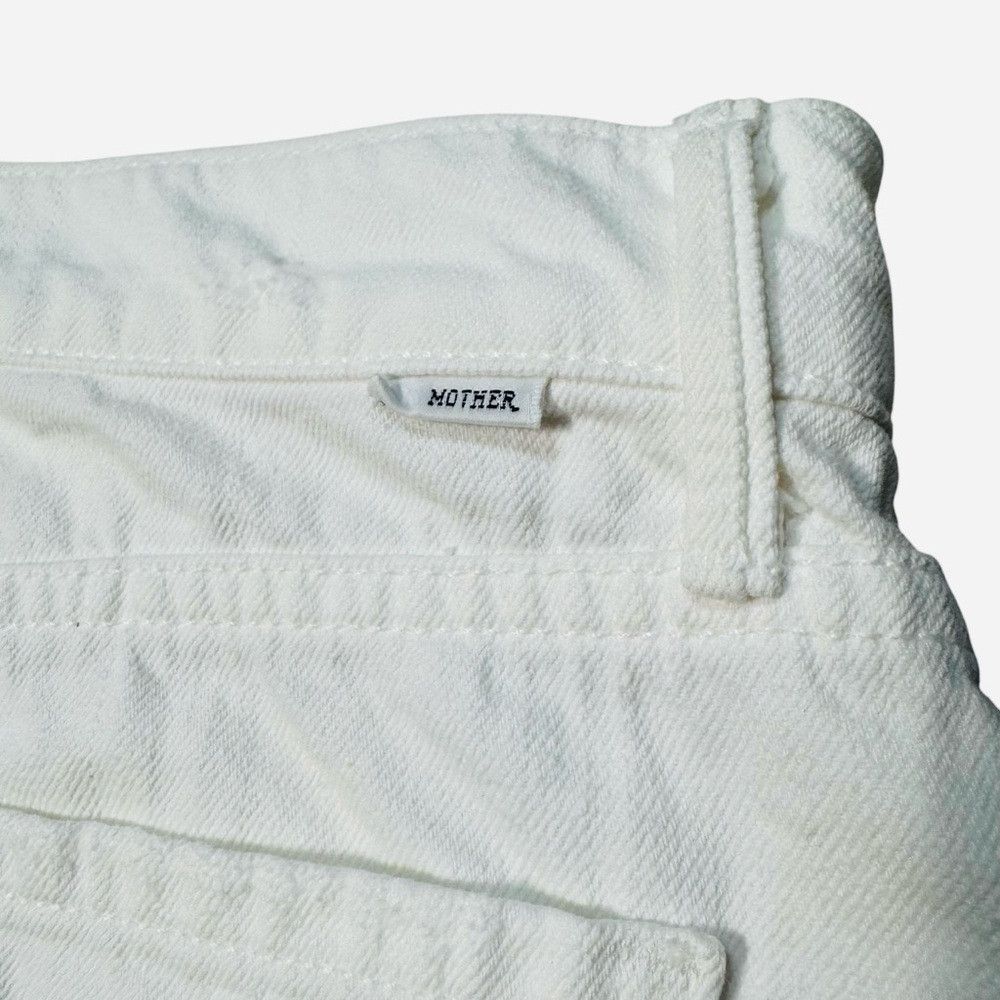 MOTHER Mother Peg Mini Fray White Party Crashers Skirt Size 26 Size 26" / US 2 / IT 38 - 4 Thumbnail