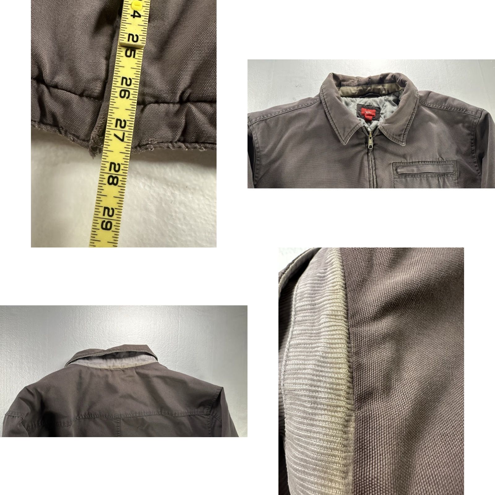Mossimo VINTAGE Mossimo Jacket Mens LARGE Brown Quilted Lined Distressed Chore Barn Coat Size US L / EU 52-54 / 3 - 8 Thumbnail